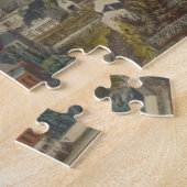 ヴィンテージニューヨーク市絵図(1848) ジグソーパズル (側面)