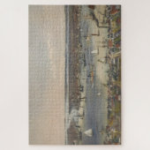 ヴィンテージニューヨーク市絵図(1848) ジグソーパズル (縦)