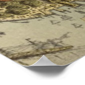 ヴィンテージニューヨーク市絵図(1879) 2 ポスター (角)