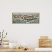 ヴィンテージニューヨーク市絵図(1914) ポスター (キッチン)