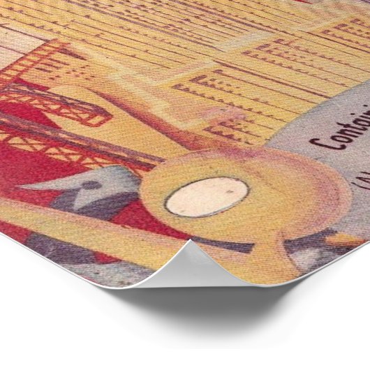 ヴィンテージニューヨーク市絵画土産 ポスター (角)