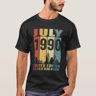ヴィンテージニューヨーク1990年7月33日誕生 Tシャツ