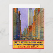 ヴィンテージニューヨーク5番街トラベルバイトレイン (正面/裏面)