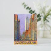 ヴィンテージニューヨーク5番街トラベルバイトレイン ポストカード (スタンド正面)