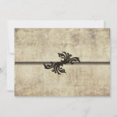 ヴィンテージニューライフ結婚式招待状イン・ワイン 招待状 (裏面)