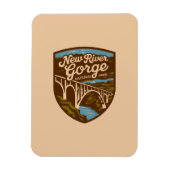 ヴィンテージニューリバーゲナショナルパーク マグネット (縦)