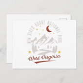 ヴィンテージニューリバー峡谷国立公園ウェストバージニ ポストカード (正面/裏面)