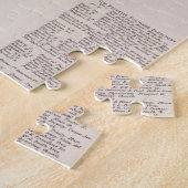 ヴィンテージニューロシェルNYの地図(1868) ジグソーパズル (側面)