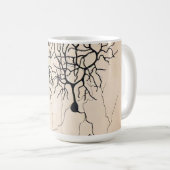 ヴィンテージニューロンスケッチバイサンティアゴラモンyカハル コーヒーマグカップ (正面右)