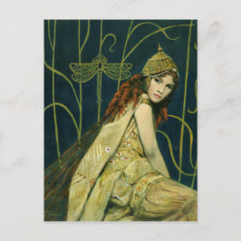 ヴィンテージニンフ葉書 ポストカード