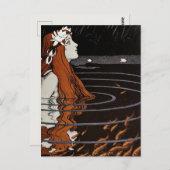 ヴィンテージニンフ葉書 ポストカード (正面/裏面)