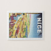 ヴィンテージニースフランスはがき ジグソーパズル (横)