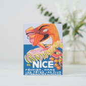 ヴィンテージニースフランス火星 ポストカード (スタンド正面)