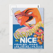 ヴィンテージニースフランス火星 ポストカード (正面/裏面)