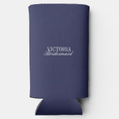 ヴィンテージネイビーカントリークラブバチェロレッテ週末 スリム缶クーラー (裏面)