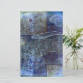 ヴィンテージネイビーブルー海ライフデクスカップブック (スタンド正面)