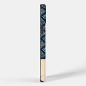 ヴィンテージネイビー金ゴールドダマスクの外観と名前 Case-Mate iPhoneケース (裏面 / 右)