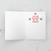 ヴィンテージネオンサインレトロクリスマスカード シーズンカード (内部)