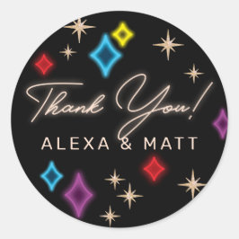 ヴィンテージネオンスターズ結婚ラスベガス ラウンドシール