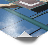 ヴィンテージネオンモーテルサインプエブロコロラド フォトプリント            (角)