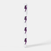 ヴィンテージネオン稲妻ボルトパターン iPhone 15ケース (右側面)