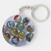 ヴィンテージネコの目の大理石 キーホルダー (裏面)