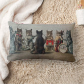 ヴィンテージネコミュージカルエンターテイメント ランバークッション (ブランケット)