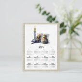 ヴィンテージネコ2015カレンダーII シーズンポストカード (スタンド正面)