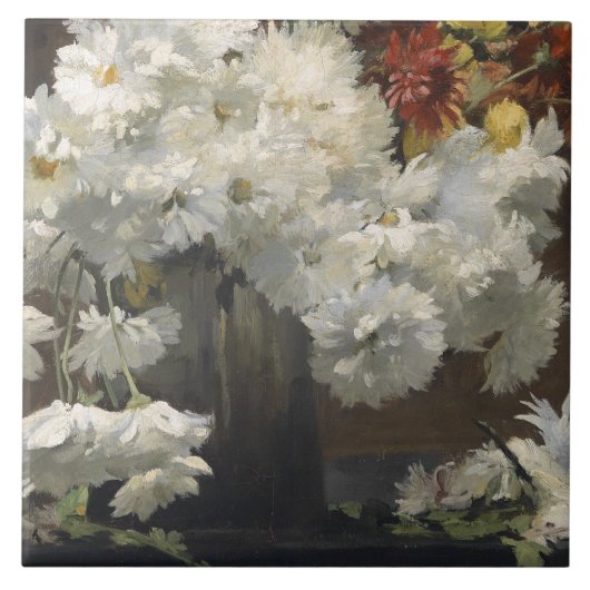 ヴィンテージネストゲラン花瓶の中で後方 タイル (正面)