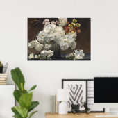 ヴィンテージネストゲラン花瓶の中で後方 ポスター (ホームオフィス)