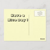 ヴィンテージネズミのカスタマイズ可能なアートポストカード ポストカード (裏面)