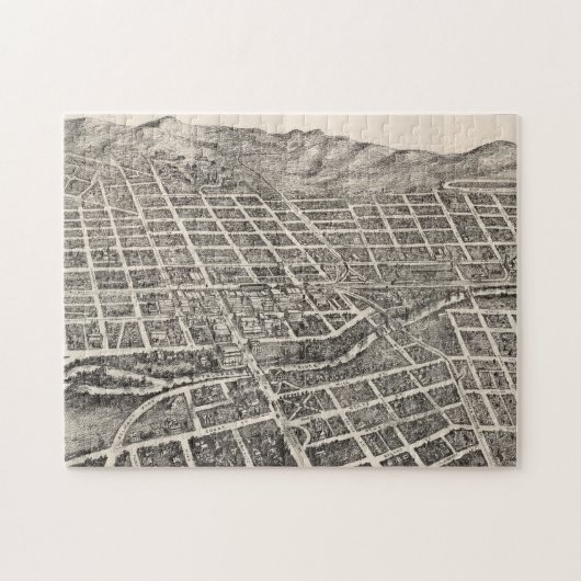 ヴィンテージネバダの写真地図(1907) ジグソーパズル (横)