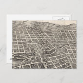 ヴィンテージネバダの写真地図(1907) ポストカード (正面/裏面)