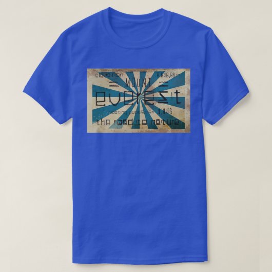 ヴィンテージネパール山エベレスト Tシャツ (デザイン正面)