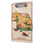 ヴィンテージネブラスカハートランドファームシーン クリップボード (左)