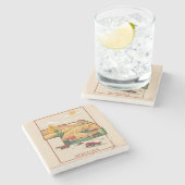 ヴィンテージネブラスカハートランドファームシーン ストーンコースター (横)