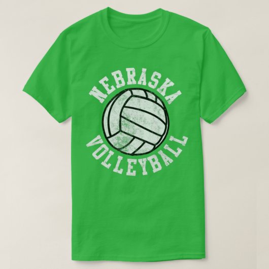 ヴィンテージネブラスカバレーボール Tシャツ (デザイン正面)