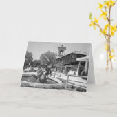 ヴィンテージネプチューンファウンテン、カンザスシティー カード (黄色い花)