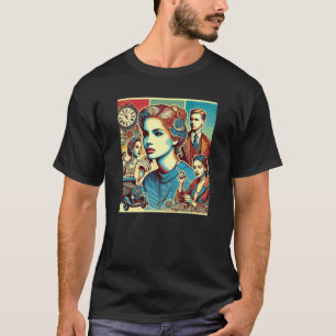 ヴィンテージノスタルジア – タイムレスメモリーズTシャツ Tシャツ