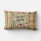 ヴィンテージノスタルジックキッチン装飾用クッション ランバークッション (裏面)