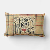 ヴィンテージノスタルジックキッチン装飾用クッション ランバークッション (正面)