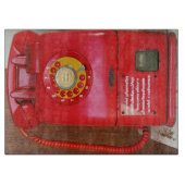 ヴィンテージノスタルジック旧クラシックレトロ電話 カッティングボード (正面)