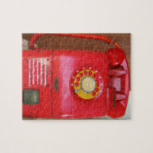 ヴィンテージノスタルジック旧クラシックレトロ電話 ジグソーパズル (横)