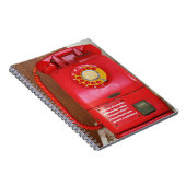 ヴィンテージノスタルジック旧クラシックレトロ電話 ノートブック (右側)