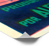 ヴィンテージノスフェラスペインのトゥ ポスター (角)