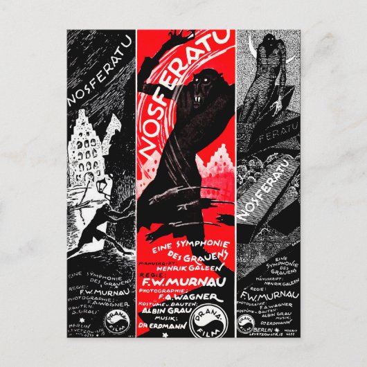 ヴィンテージノスフェラトゥアートハガキ ポストカード (正面)