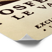 ヴィンテージノスフェラフランスのトゥマガジンアド ポスター (角)