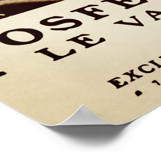 ヴィンテージノスフェラフランスのトゥマガジンアド ポスター (角)