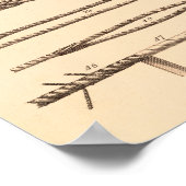 ヴィンテージノットとリギング ポスター (角)