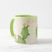 ヴィンテージノパルサクタスウォーターカラーマグ マグカップ (正面左)